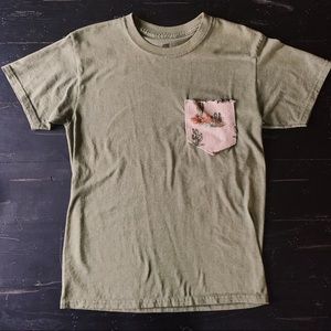 Green Top w/ Cactus Pocket